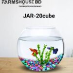 ২০ কিউব ট্রান্সপারেন্ট টেবিল ফিশ জার