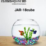 ১৮ কিউব ট্রান্সপারেন্ট টেবিল ফিশ জার