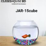 ১৫ কিউব ট্রান্সপারেন্ট টেবিল ফিশ জার