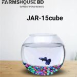 ১৫কিউব ট্রান্সপারেন্ট টেবিল ফিশ জার