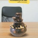 Circular water fountain (Black)